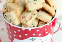Four Ingredient Festive Shortbread Bites