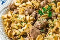 Melt-in-Your-Mouth Slow Cooker Beef and Noodles