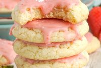 Strawberry Sugar Kisses