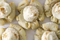 Rum Kissed Eggnog Thumbprint Delights