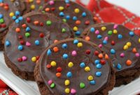 Decadent Cosmic Brownie Galaxy Cookies