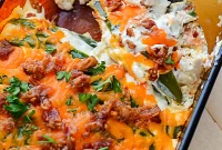 Keto Jalapeño Popper Chicken Bake