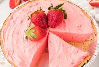 Easy 4 Ingredient No Bake Strawberry Kool Aid Pie