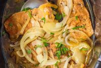 Slow Cooker Smothered Pork Chops and Onions