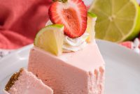 Luscious Instant Pot Strawberry Daiquiri Cheesecake