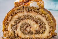 Luscious Banana Swirl Cake