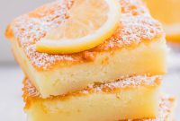 Effortless Two Ingredient Lemon Bars