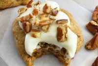 Carrot Cake Cookies and Zesty Orange Cream Cheese Frosting