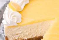 Zesty Lemon Curd Cheesecake
