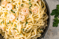 Decadent Shrimp Alfredo
