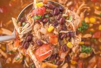 Zesty Chicken Taco Soup