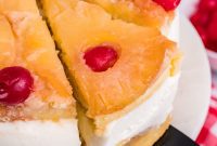 Upside Down Pineapple Cheesecake Bake