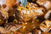 Honey Garlic Glazed Beef Bites