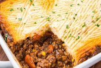 Lamb and Mashed Potato Bake