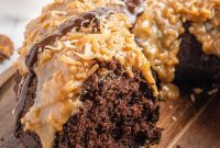 Toasted Coconut Caramel Bliss Cake