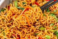 Sizzling Ramen Noodles