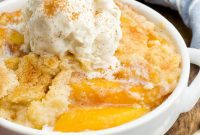 Simple Peach Dump Cake
