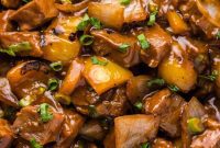 Sticky Teriyaki Steak Bites