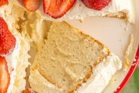 Heavenly Strawberry Cloud Cake