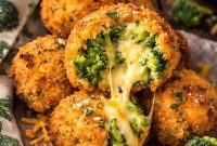 Crispy Fried Broccoli Poppers