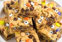 Monster Mash Cookie Bars
