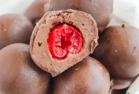Tart Cherry Fudge Bombs