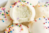 Frosted Sugar Cookie Truffles