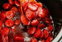 Sweet & Smoky Crockpot Kielbasa Bites