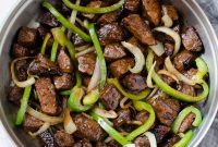 Mom’s Asian Steak with Peppers and Onions
