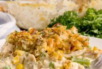 Savory Chicken Stuffing Bake