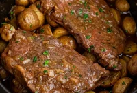 Comforting Slow Cooker Steak and Potatoes