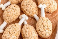 Festive Rice Krispie Drumsticks