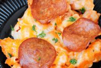 Cheesy Pepperoni Pizza Pasta Bake