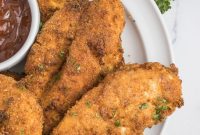 Ultra Crispy Air Fryer Chicken Tenders