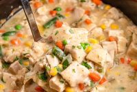 Easy Slow Cooker Chicken Pot Pie