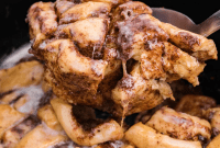 Gooey Slow Cooker Cinnamon Roll Bake