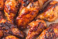 Golden Crispy Air Fryer Honey Garlic Wings