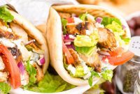 Authentic Greek Chicken Gyro Wraps