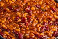 Bourbon Brown Sugar Slow Baked Beans