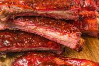 Succulent Glazed BBQ Baby Back Ribs