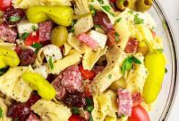 Vibrant Antipasto Tortellini Picnic Salad