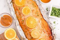 Effortless Honey Mustard Salmon Foil Grill