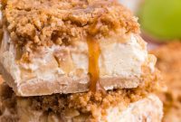 Effortless Fall Caramel Apple Cheesecake Bars