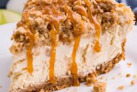 Decadent Caramel Apple Crumble Cheesecake