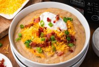 Ultimate Cheesy Slow Cooker Potato Soup