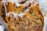Amish Apple Fritter Loaf Cake