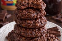 Quick Chocolate Peanut Butter No Bake Cookies