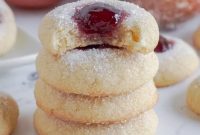 Raspberry Thumbprint Cookies: Perfectly Soft and Jammy