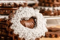 Chocolate Hazelnut Linzer Sandwiches