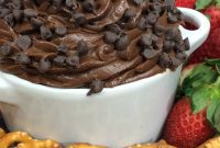 Luscious Brownie Batter Dip